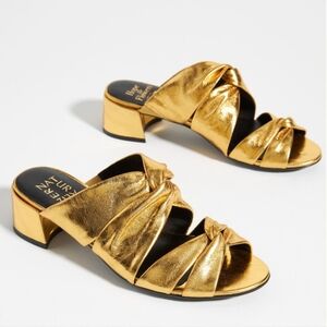 Like new Trace Reese x Naturalizer Gold Sandal